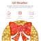 Best Choice Products 60in Pre-Lit Outdoor Christmas Wreath, LED Metal Holiday Décor w/ 206 Lights, Bow
